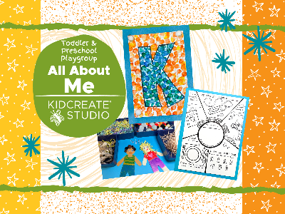 Kidcreate Studio - Ashburn. Toddler & Preschool Playgroup- All About Me (18 Months-5 Years)